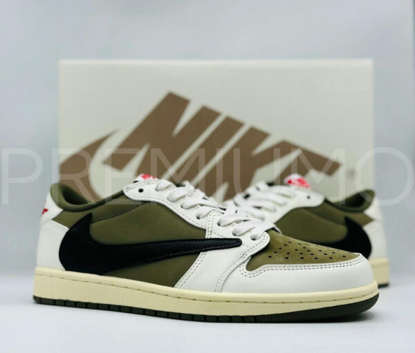 Nike Travis Scott x Air Jordan 1 Low OLIVE кроссовки PR169782 4