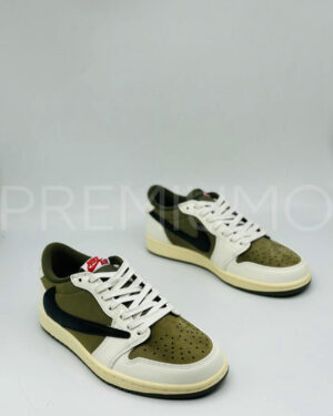 Nike Travis Scott x Air Jordan 1 Low OLIVE кроссовки PR169782