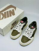 Nike Travis Scott x Air Jordan 1 Low OLIVE кроссовки PR169782 14