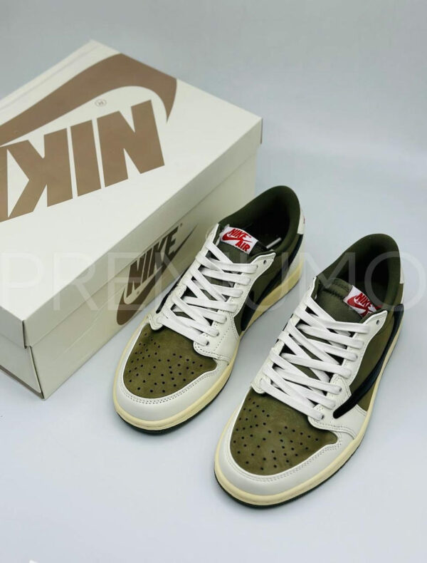 Nike Travis Scott x Air Jordan 1 Low OLIVE кроссовки PR169782 7