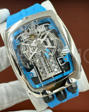 Jacob & Co голубые часы PR522064