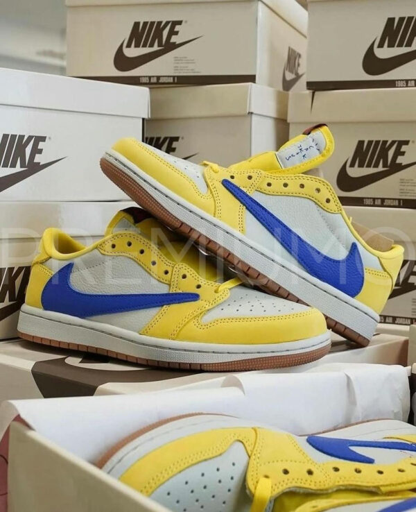 Nike Travis Scott x Air Jordan 1 Low OLIVE кроссовки PR212852 2