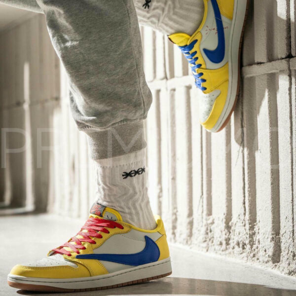 Nike Travis Scott x Air Jordan 1 Low OLIVE кроссовки PR212852 9