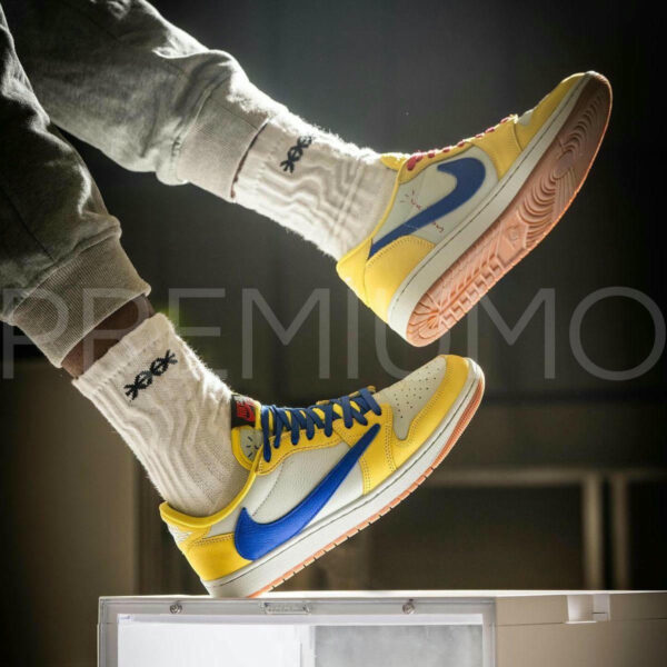 Nike Travis Scott x Air Jordan 1 Low OLIVE кроссовки PR212852 11