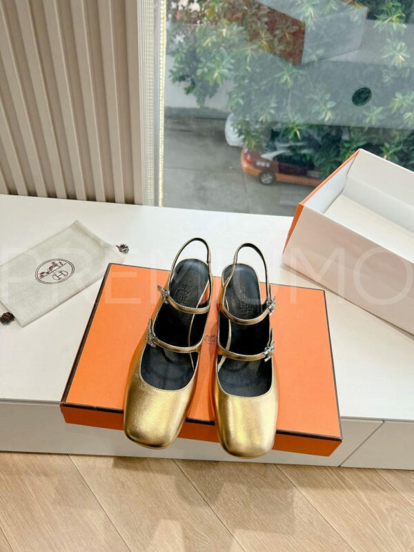 Hermes туфли PR773604 4