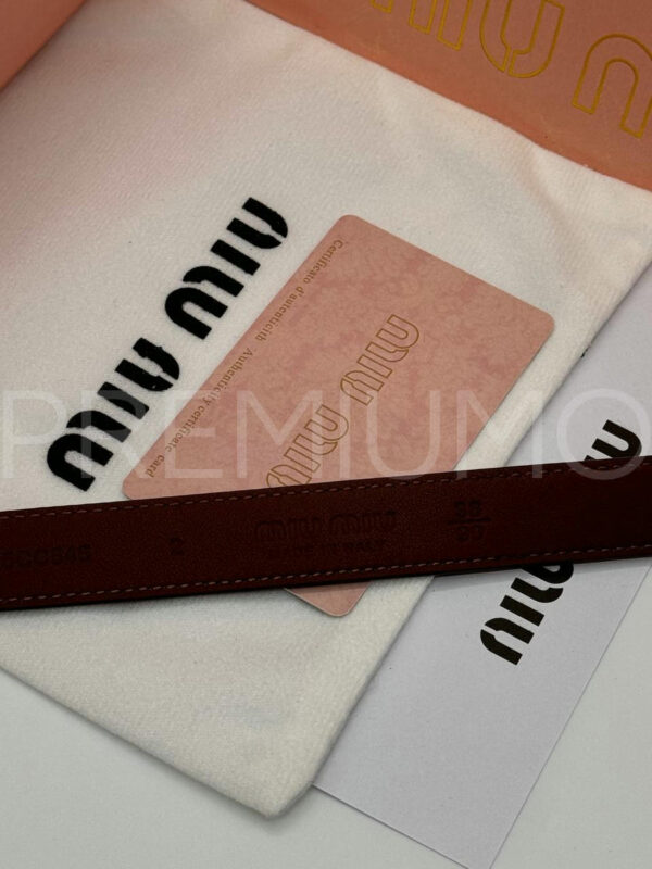 Miu Miu ремень PR541709 6