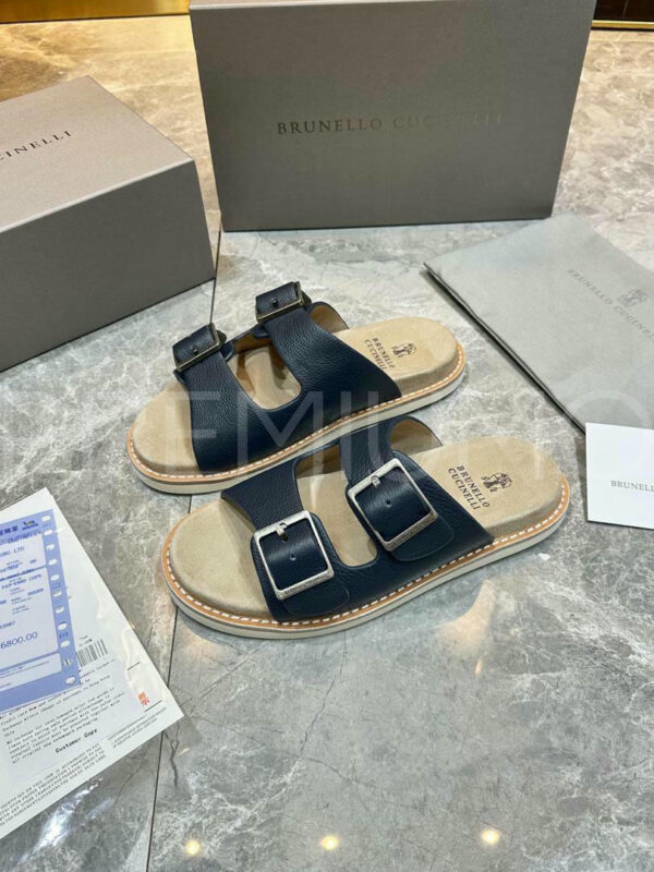 Brunello Cucinelli шлепанцы PR584167 8