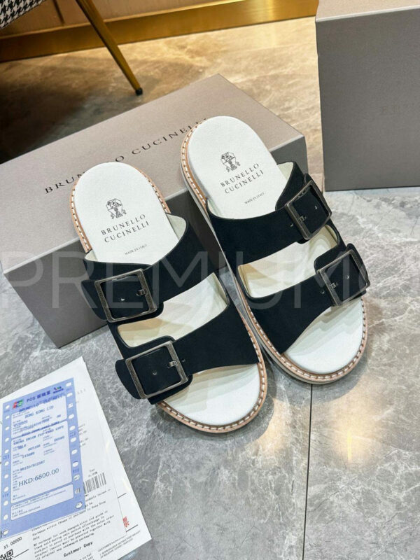 Brunello Cucinelli шлепанцы PR472879 2