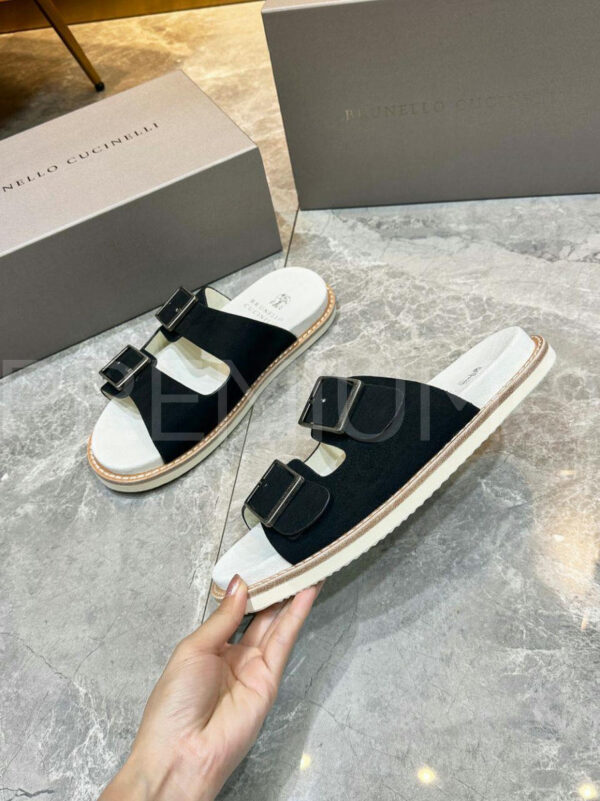 Brunello Cucinelli шлепанцы PR472879 4