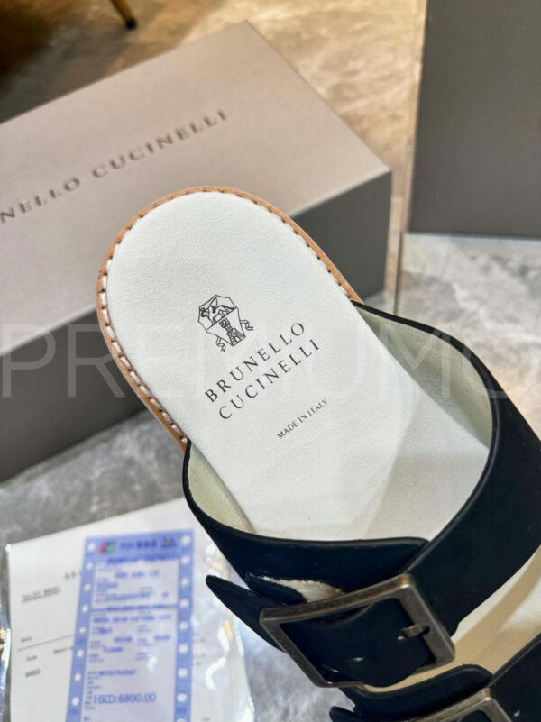 Brunello Cucinelli шлепанцы PR472879 5