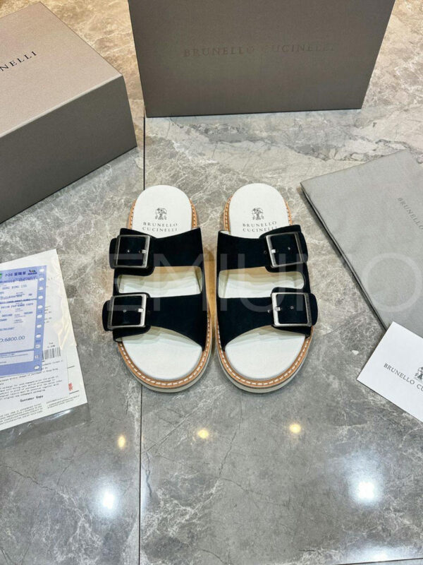 Brunello Cucinelli шлепанцы PR472879 6