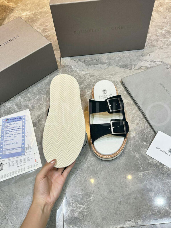 Brunello Cucinelli шлепанцы PR472879 7