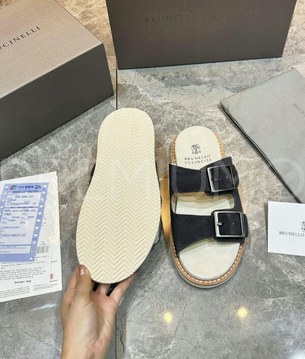 Brunello Cucinelli шлепанцы PR927362 3