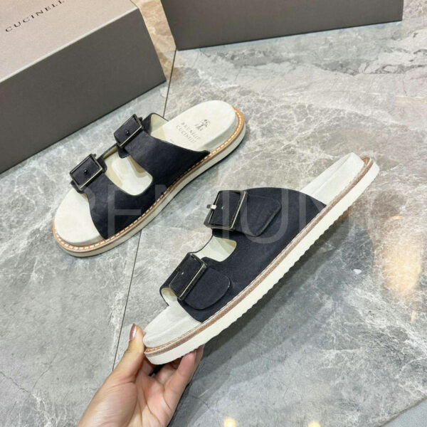 Brunello Cucinelli шлепанцы PR927362 5
