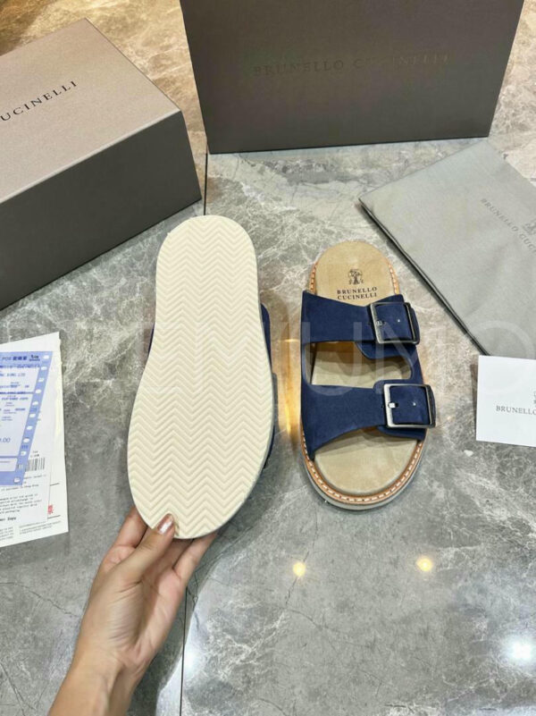 Brunello Cucinelli шлепанцы PR381808 7