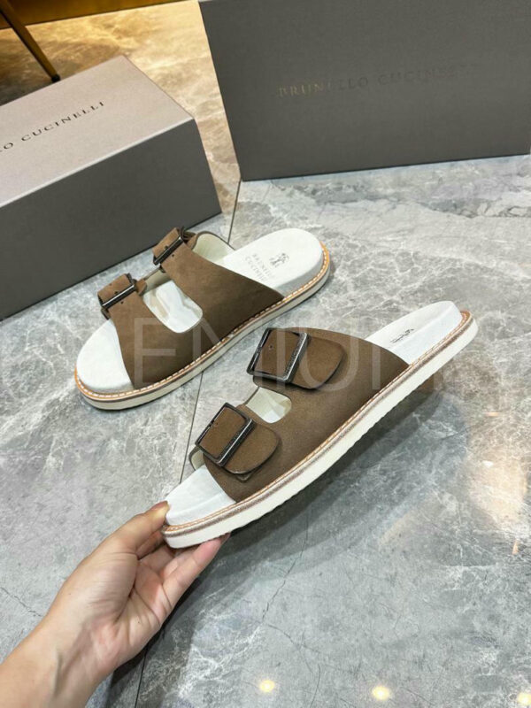 Brunello Cucinelli шлепанцы PR449258 4
