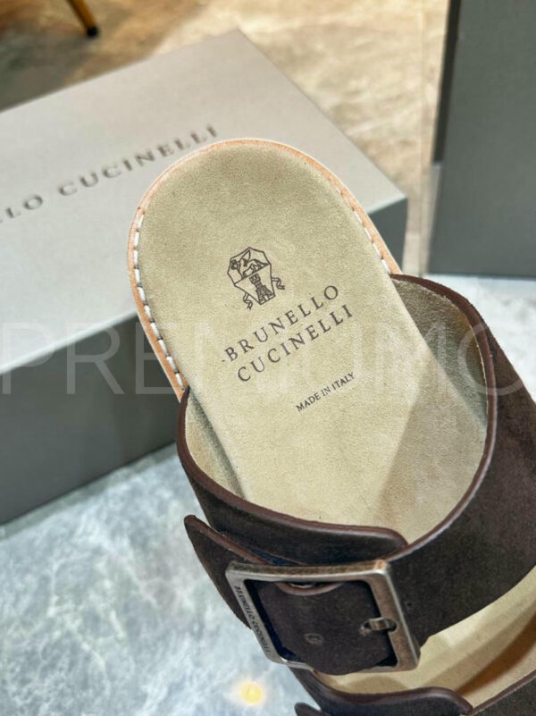 Brunello Cucinelli шлепанцы PR388819 7