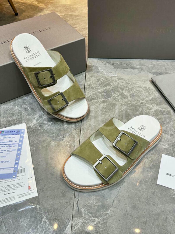Brunello Cucinelli шлепанцы PR619295 4