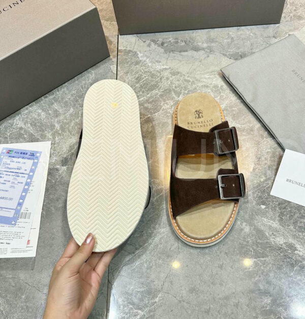 Brunello Cucinelli шлепанцы PR388819 6