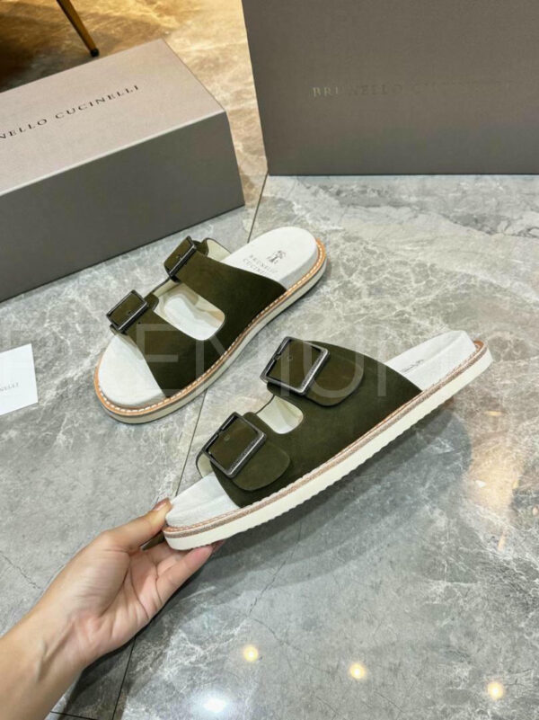 Brunello Cucinelli шлепанцы PR433640 2
