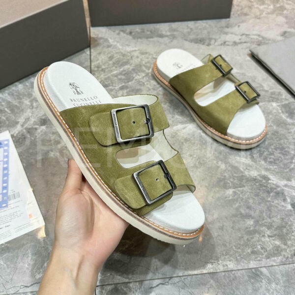 Brunello Cucinelli шлепанцы PR619295 5