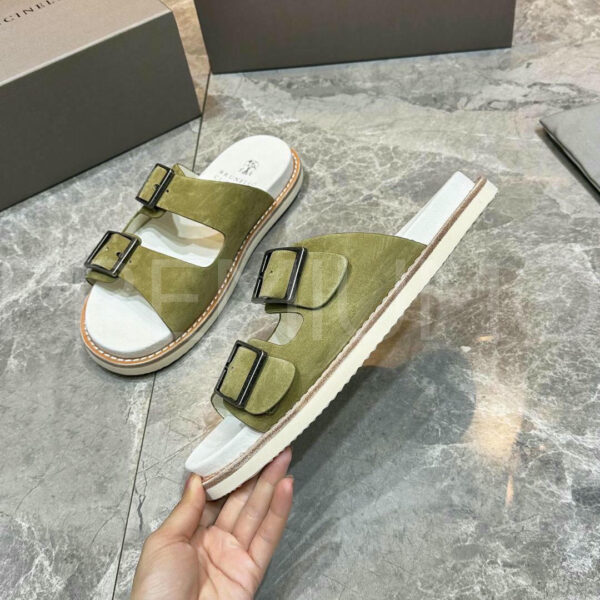 Brunello Cucinelli шлепанцы PR619295 7