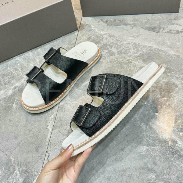 Brunello Cucinelli шлепанцы PR173026 4