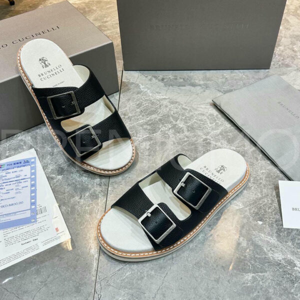 Brunello Cucinelli шлепанцы PR173026 7