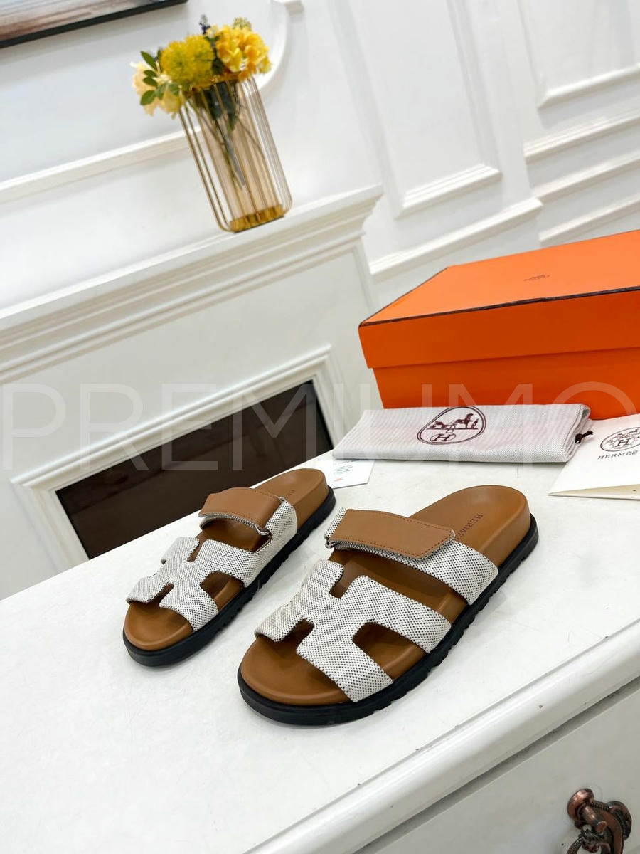 Hermes шлепанцы PR527167 Hermes шлепанцы PR527167