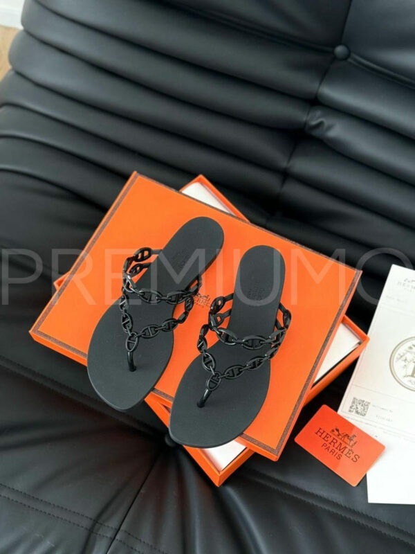 Hermes шлепанцы PR730531 5