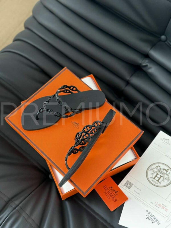 Hermes шлепанцы PR730531 6