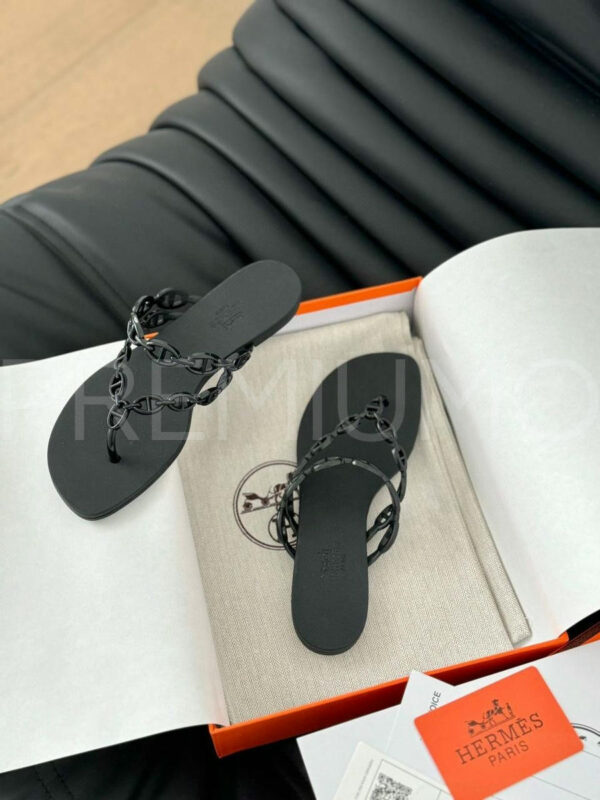 Hermes шлепанцы PR730531 9
