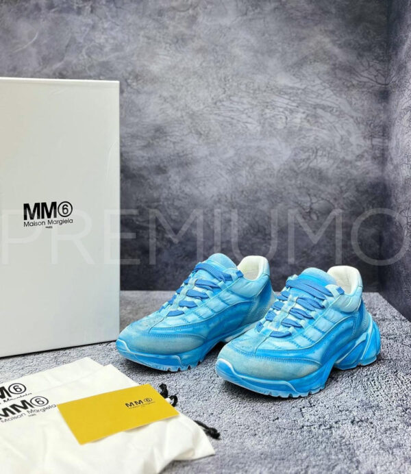 Maison Margiela кроссовки голубые дизайнерские PR256935 22