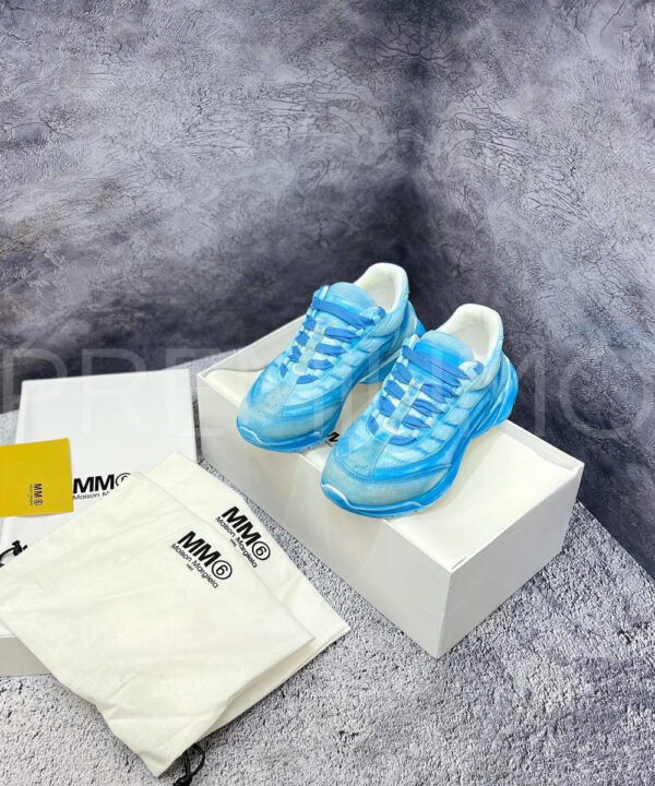 Maison Margiela кроссовки голубые дизайнерские PR256935 24