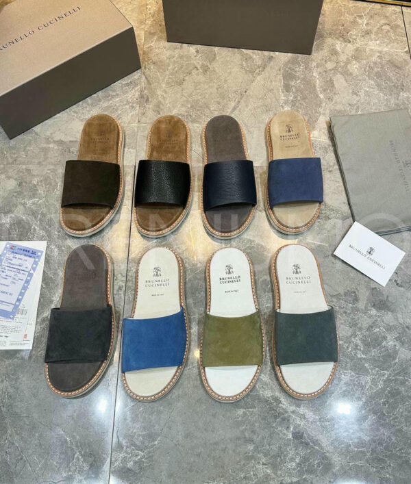 Brunello Cucinelli шлепанцы PR160725 9