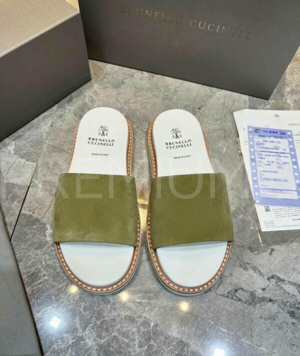 Brunello Cucinelli шлепанцы PR148487 5