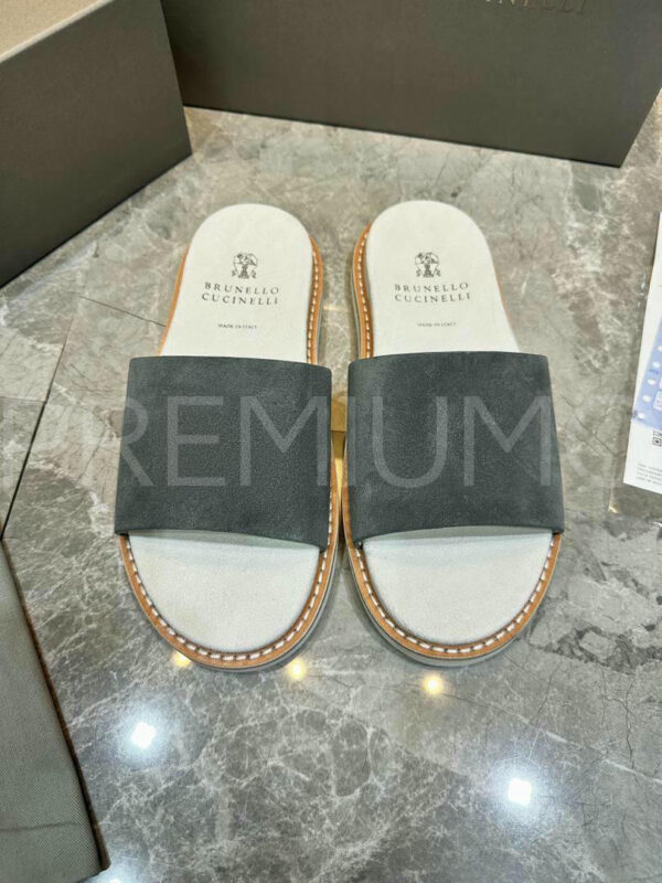 Brunello Cucinelli шлепанцы PR698964 3