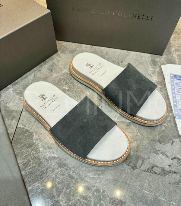 Brunello Cucinelli шлепанцы PR698964 4