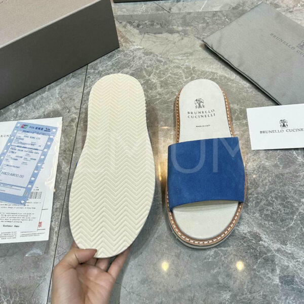 Brunello Cucinelli шлепанцы PR160725 4