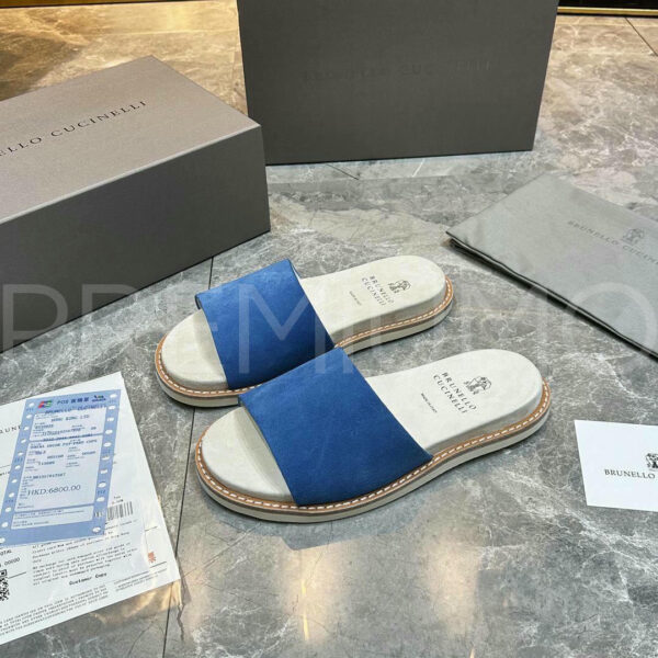 Brunello Cucinelli шлепанцы PR160725 6