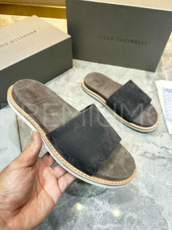 Brunello Cucinelli шлепанцы PR864776 3