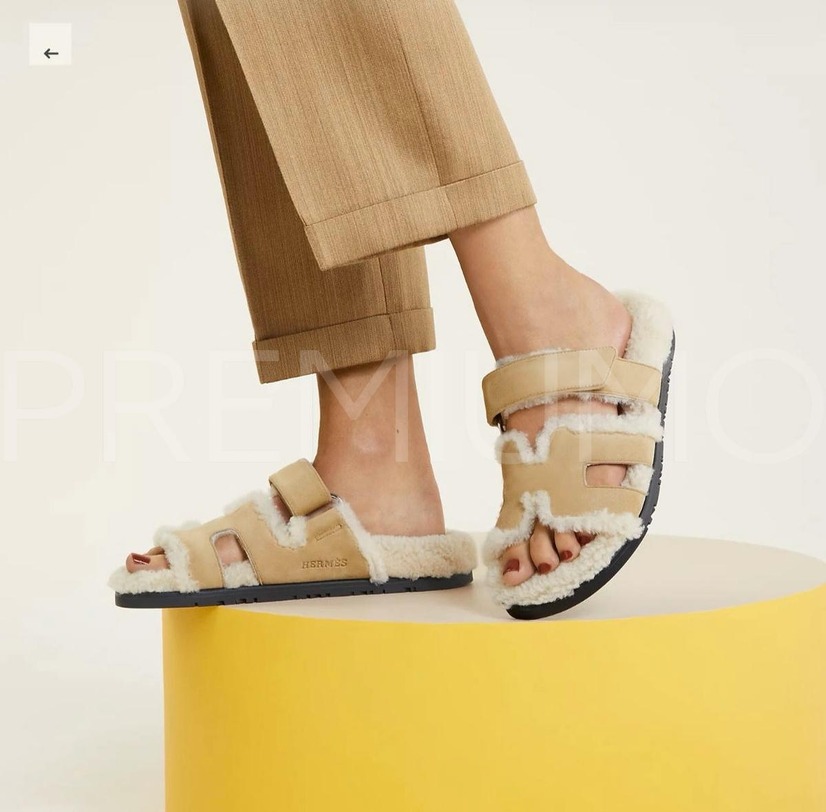 Hermes шлепанцы PR956487 2 Hermes шлепанцы PR956487 2