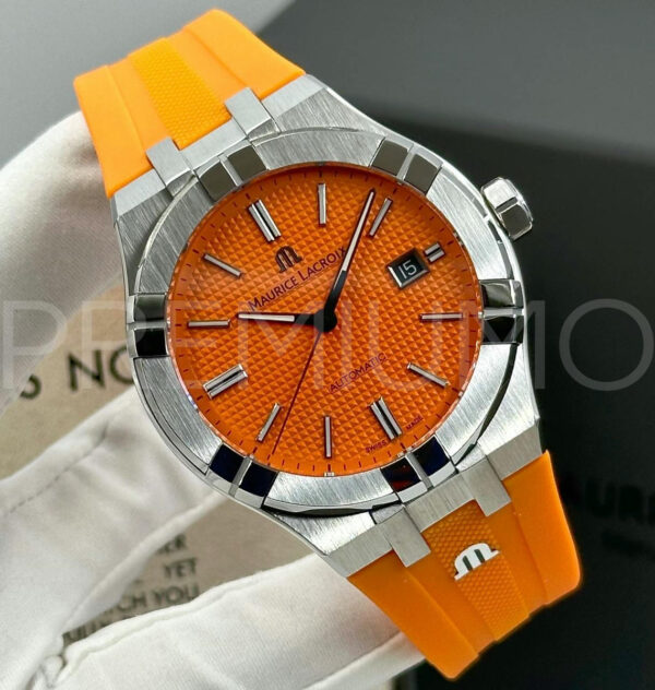 Maurice Lacroix часы оранжевые дизайнерские PR901683