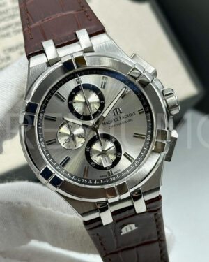Maurice Lacroix часы с кожаным ремешком PR773627