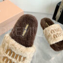 Miu Miu шлепанцы PR513864 14