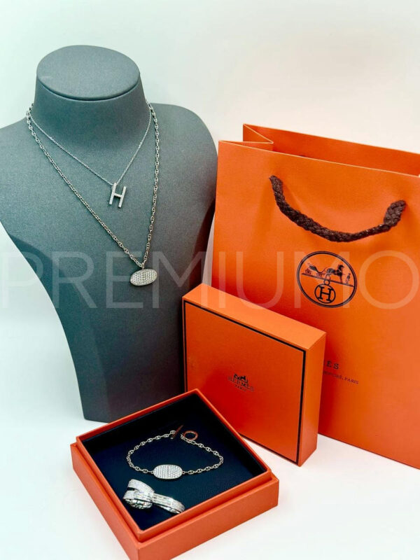 Hermes кулон буква PR122791 2