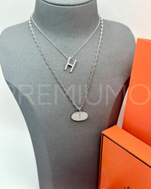 Hermes кулон буква PR122791