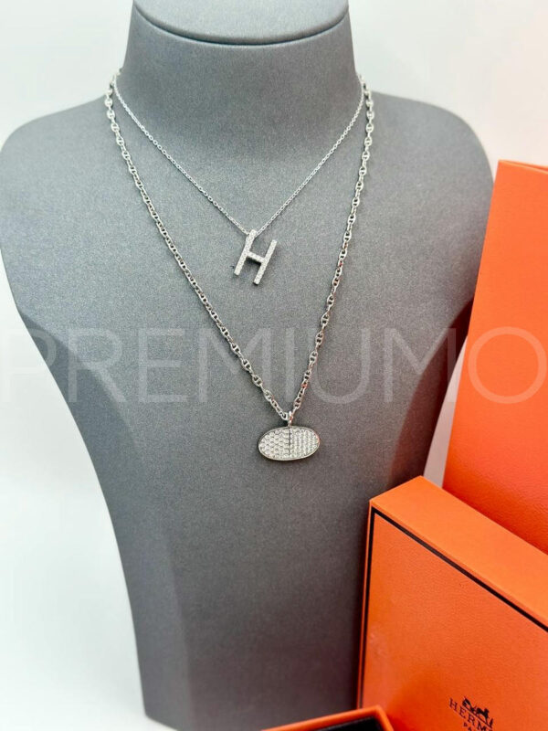 Hermes кулон буква PR122791