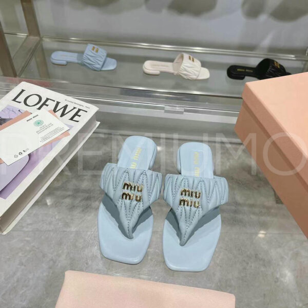 Miu Miu шлепанцы PR937206