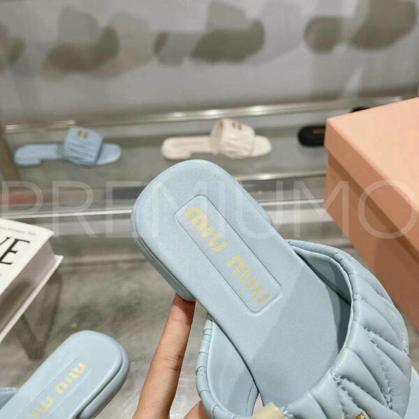 Miu Miu шлепанцы PR937206 7
